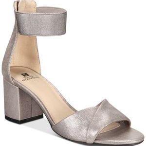 White Mountain Ever Two-Piece Block-Heel Sandals,